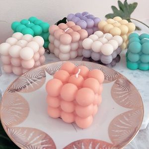 Bubble soy candles